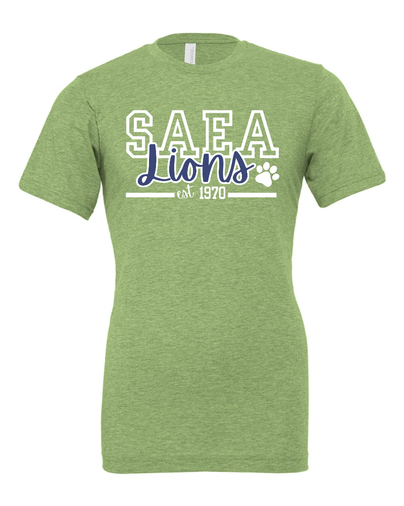 **Pre-Sale** SAEA Lions Adult Spirit Shirt
