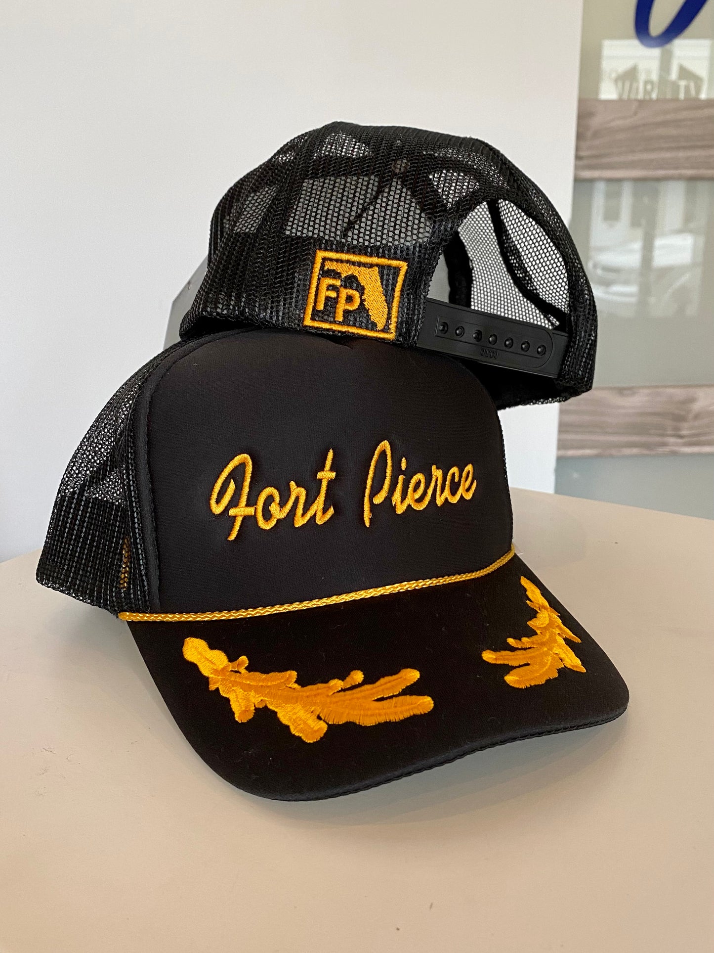 Captain of Fort Pierce Embroidered Hats