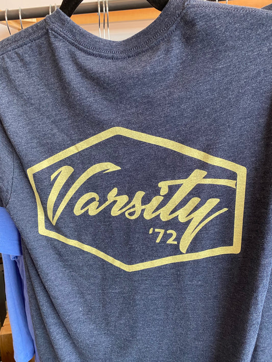 Navy Hexagon Varsity '72 Logo Shirt