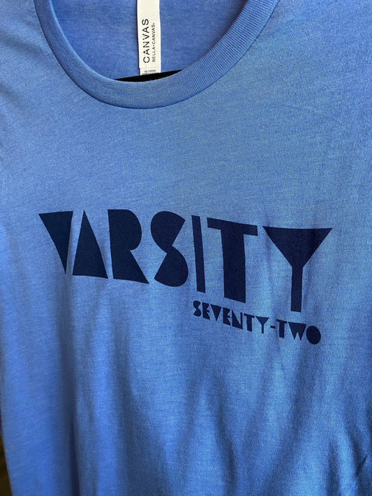 Blue Retro Block Varsity Shirt