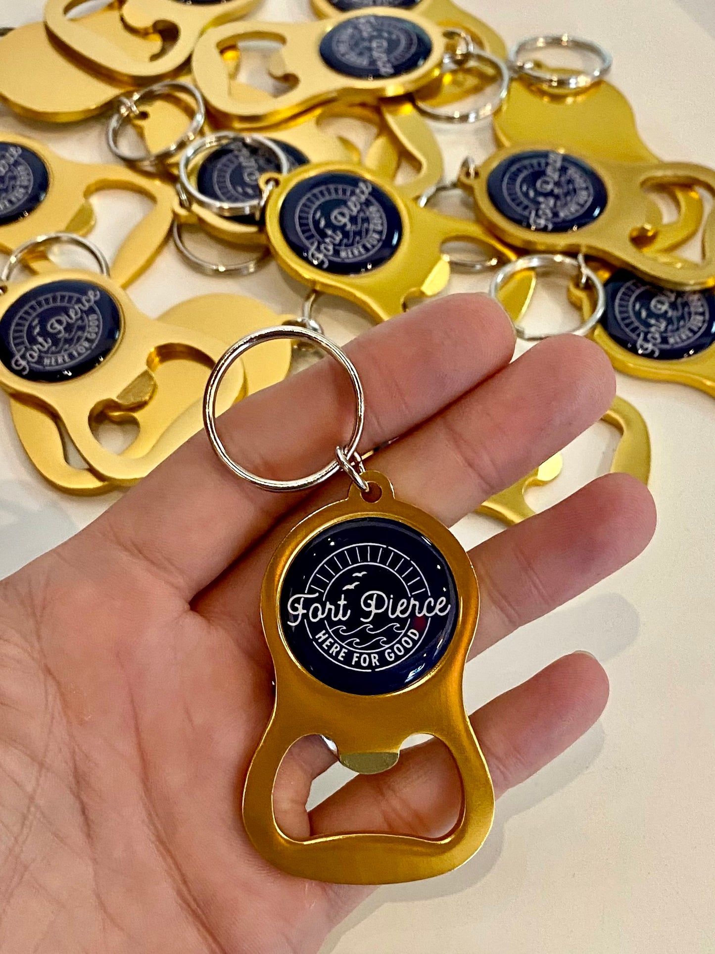 Fort Pierce Bottle Opener Keychains