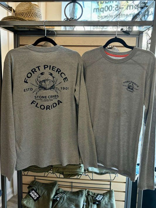 Stone Crab Cleanup Crew Fort Pierce Long Sleeve Shirt