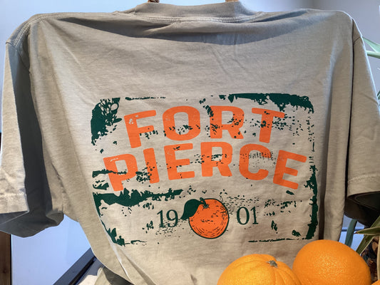 Fort Pierce License Plate Shirt
