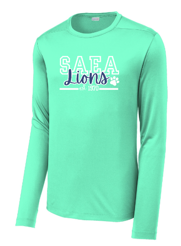 **Pre-Sale** SAEA Lions ADULT Spirit Long Sleeve Dryfit Shirt