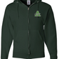 Adult Full-Zip Hoodie SAEA - Green (6-12th Grade Only)