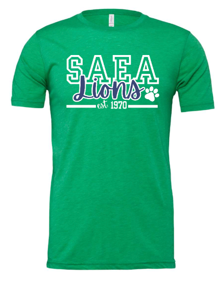 **Pre-Sale** SAEA Lions Adult Spirit Shirt