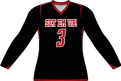 SET 'EM UP OFFICIAL LONG SLEEVE GAME JERSEY