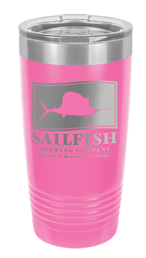 Sailfish Engraved 20oz. Tumbler with Lid