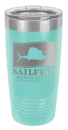 Sailfish Engraved 20oz. Tumbler with Lid