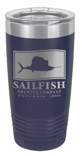 Sailfish Engraved 20oz. Tumbler with Lid