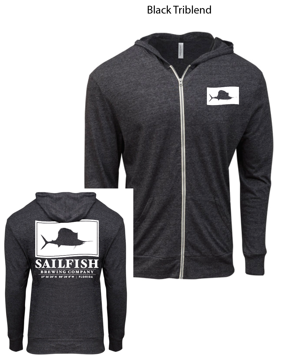 Sailfish Lightweight Zip Up Hoodie