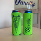 Varsity Penant Logo Slim Can Koozies